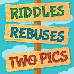 Взлом Riddles, Rebuses and Two Pics  [МОД Бесконечные деньги] - полная версия apk на Андроид