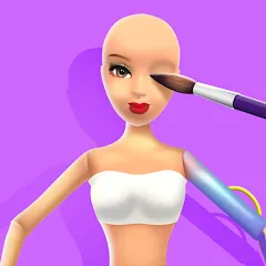 Взломанная Doll Makeover - DIY 3D Dolly  [МОД Menu] - полная версия apk на Андроид