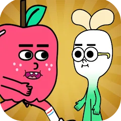 Скачать взломанную apple and onion running game (эппл энд онион раннинг гейм)  [МОД Бесконечные монеты] - последняя версия apk на Андроид
