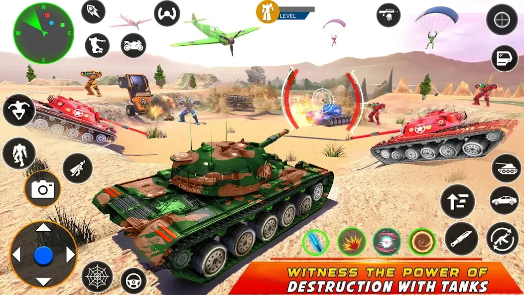 Army Bus Robot Car Game 3d  [МОД Бесконечные монеты] Screenshot 3