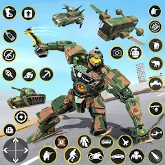 Скачать взлом Army Bus Robot Car Game 3d  [МОД Бесконечные монеты] - полная версия apk на Андроид