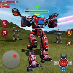 Взломанная Mech Robot Wars - Multi Robot  [МОД Все открыто] - полная версия apk на Андроид
