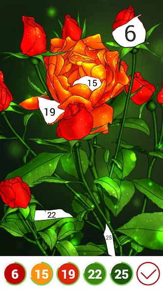 Hola Color--Coloring by Number (ола калор)  [МОД Много монет] Screenshot 4