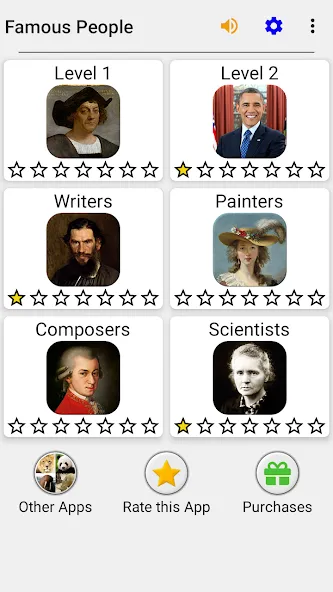 Famous People - History Quiz  [МОД Меню] Screenshot 3