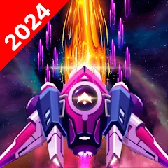 Взломанная Galaxy Attack - Space Shooter (Гэлэкси Атак)  [МОД Unlimited Money] - последняя версия apk на Андроид