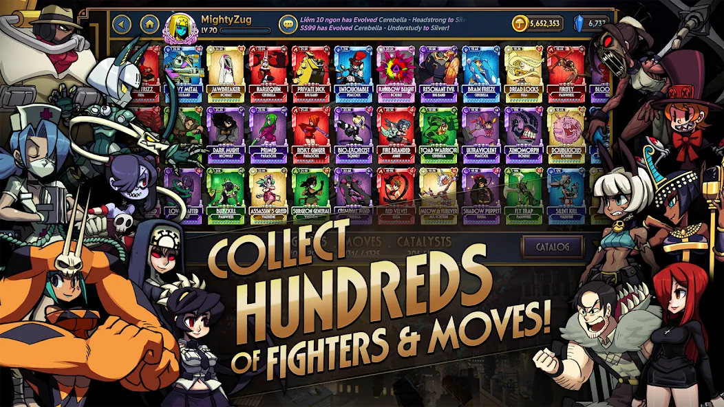 Skullgirls: Fighting RPG (Скулгрлз)  [МОД Mega Pack] Screenshot 3