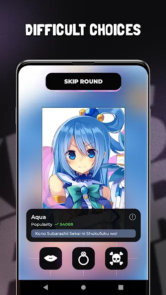 KMK - Kiss Marry Kill Anime  [МОД Unlocked] Screenshot 2