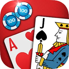Скачать взломанную Blackjack 21  [МОД Много монет] - последняя версия apk на Андроид