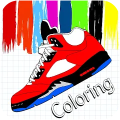 Взлом Basketball Shoes Coloring Book (Раскраска кроссовок для баскетбола)  [МОД Menu] - полная версия apk на Андроид