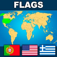 Скачать взломанную Geography: Flags Quiz Game  [МОД Unlimited Money] - полная версия apk на Андроид
