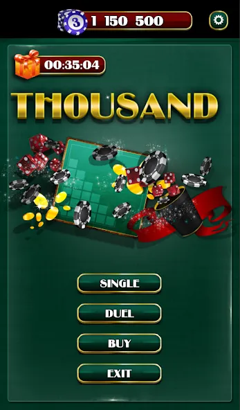 Thousand Dice  [МОД Много денег] Screenshot 1