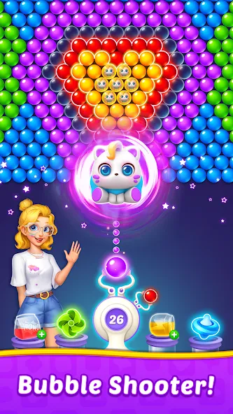 Bubble Shooter Home  [МОД Menu] Screenshot 1