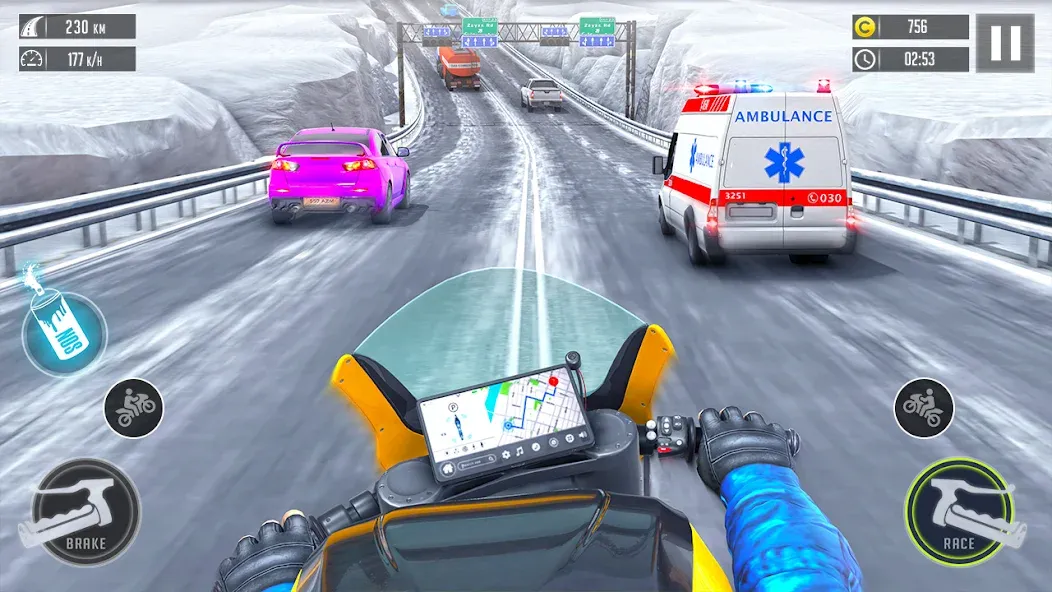 3d Bike Racing Bike Race Games  [МОД Много монет] Screenshot 4
