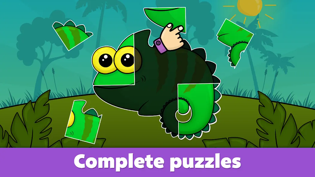 Kids Puzzle Games 2-5 years  [МОД Все открыто] Screenshot 3