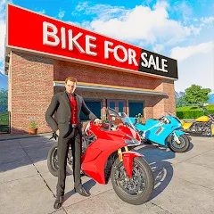 Скачать взломанную Motorcycle Dealer Bike Games  [МОД Много денег] - последняя версия apk на Андроид