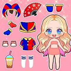 Скачать взломанную Doll Dress Up: Makeup Games (Долл Дресс Ап)  [МОД Много монет] - последняя версия apk на Андроид