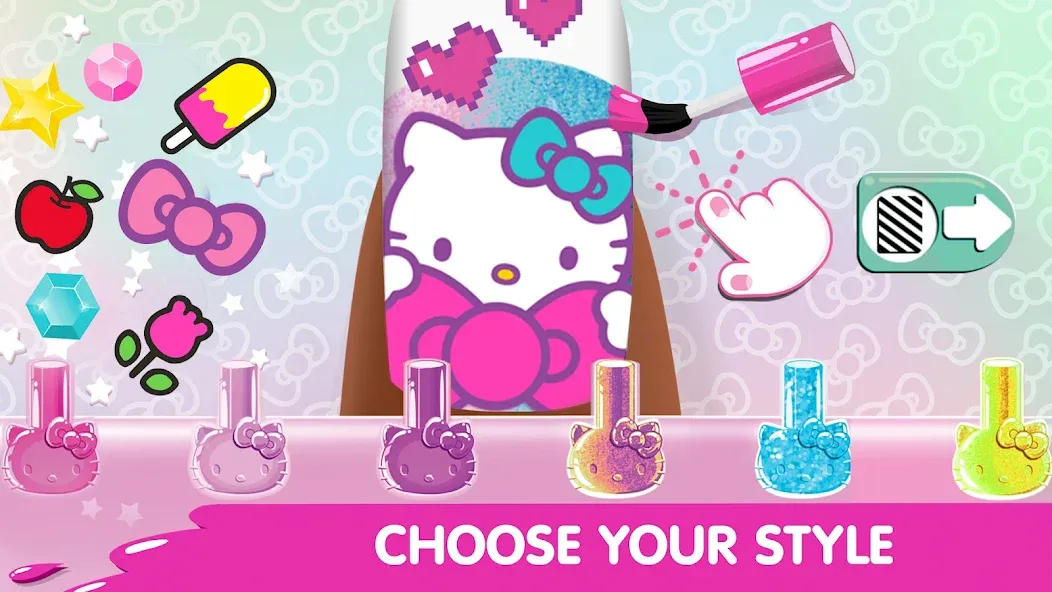 Hello Kitty Nail Salon  [МОД Unlimited Money] Screenshot 2