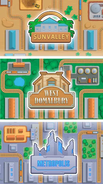 Train. Station. Railroad. (Трейн Кликер)  [МОД Меню] Screenshot 3