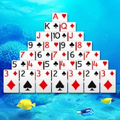 Взломанная Pyramid Solitaire  [МОД Много денег] - полная версия apk на Андроид
