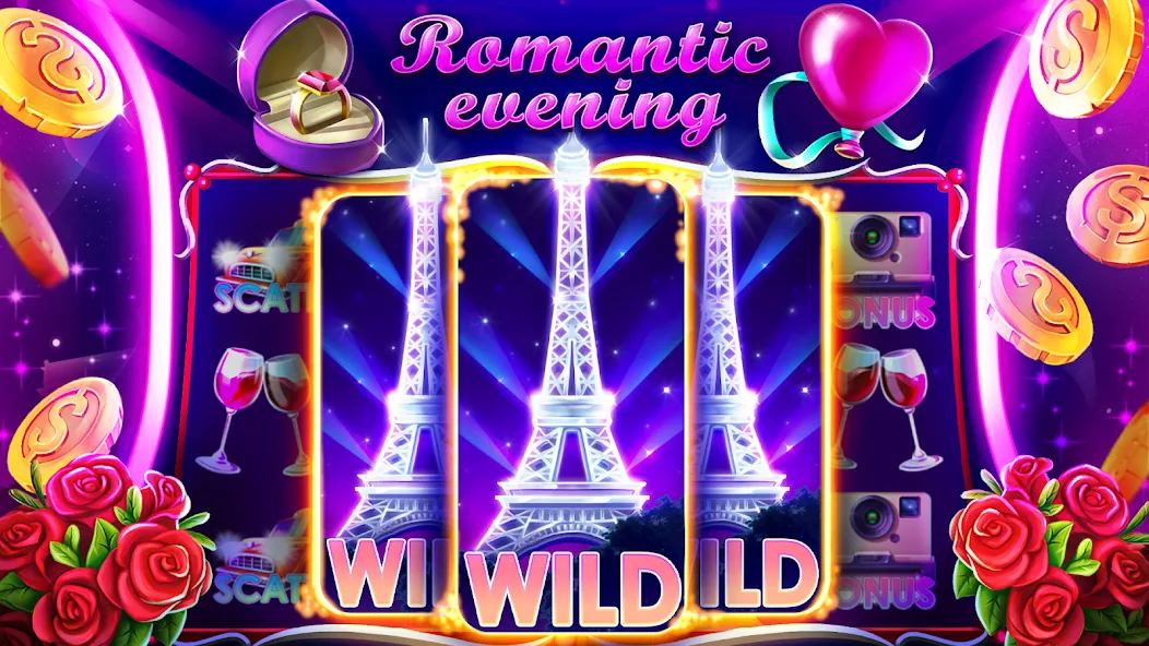 Slots Crush online casino game (Слотс Краш)  [МОД Много монет] Screenshot 4