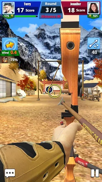 Archery Battle 3D (Арчери Баттл 3D)  [МОД Бесконечные деньги] Screenshot 2