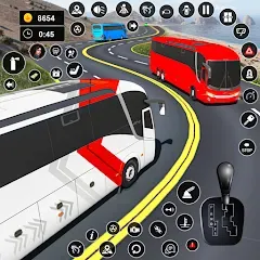 Скачать взлом Coach Bus Simulator: Bus Games (Коуч Бас Симулятор)  [МОД Mega Pack] - последняя версия apk на Андроид