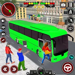Взломанная City Bus Simulator 3D Bus Game (Симулятор городского автобуса 3D  игра   )  [МОД Бесконечные деньги] - стабильная версия apk на Андроид