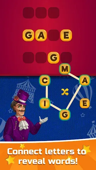 Circus Words: Magic Puzzle  [МОД Меню] Screenshot 3