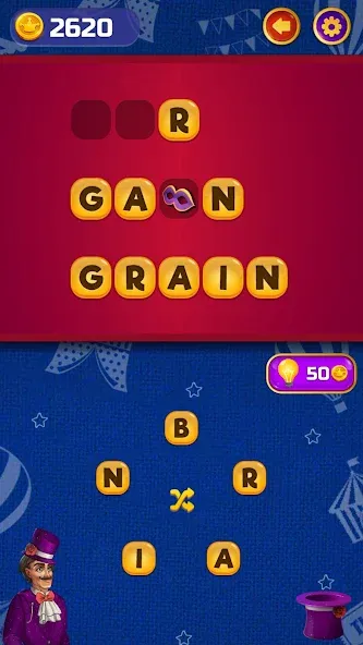 Circus Words: Magic Puzzle  [МОД Меню] Screenshot 4