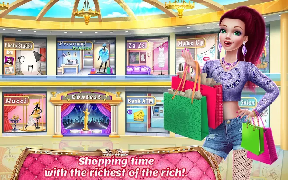 Rich Girl Mall - Shopping Game  [МОД Все открыто] Screenshot 4