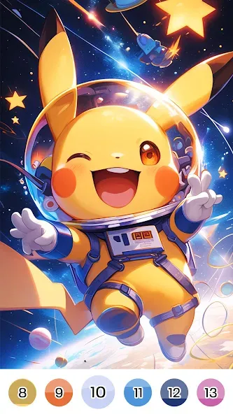 Color Fan - Color By Number (Цветной веер)  [МОД Unlimited Money] Screenshot 5