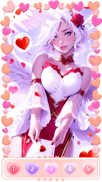 Love, Heart Coloring Book  [МОД Menu] Screenshot 2