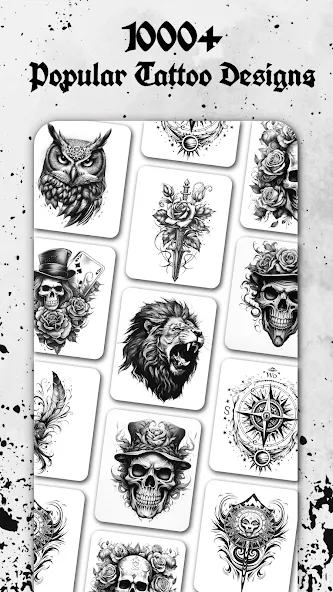 Tattoo Coloring games  [МОД Все открыто] Screenshot 2