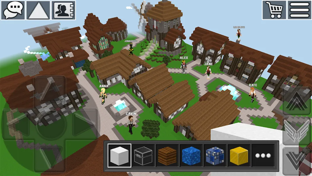 World Craft: Block Craftsman  [МОД Меню] Screenshot 1