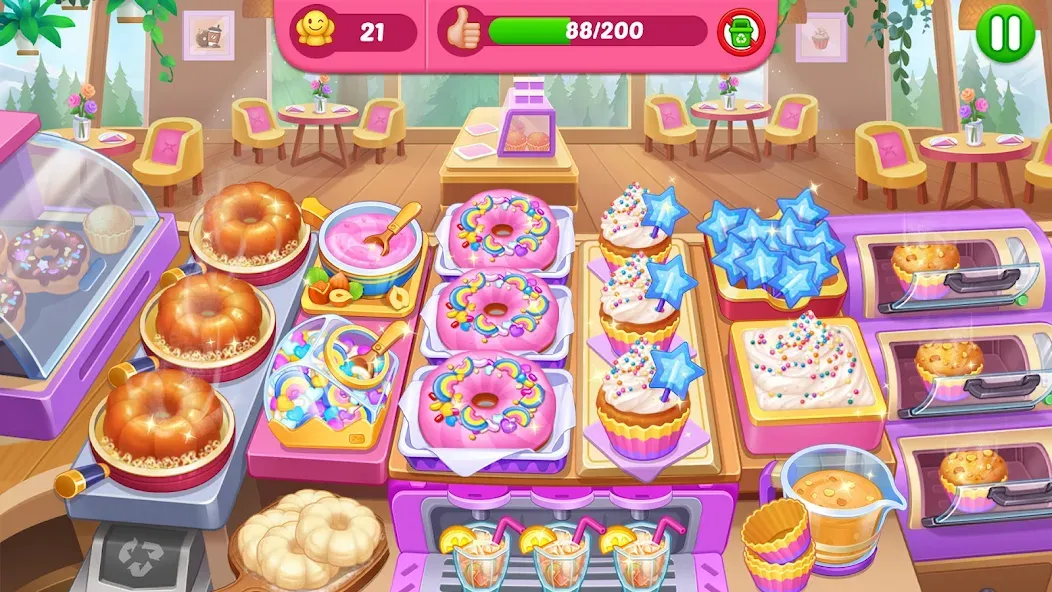 Crazy Cooking Diner: Chef Game (Крейзи кукинг дайнер)  [МОД Много монет] Screenshot 5