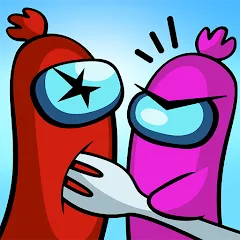 Скачать взлом Sausage Wars.io  [МОД Unlocked] - стабильная версия apk на Андроид