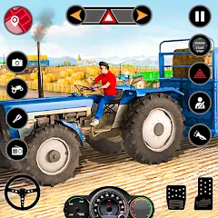 Взломанная Tractor Simulator Farm Games (Фарминг игры)  [МОД Бесконечные монеты] - последняя версия apk на Андроид
