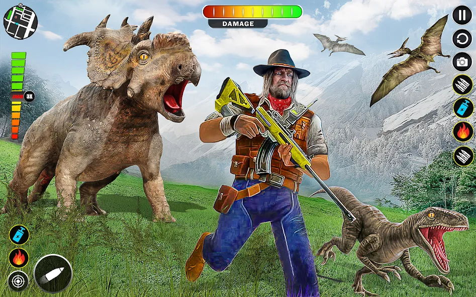 Real Dino Hunter 3D Gun Games (Уайлд Динозавр Хантер Ган Геймс)  [МОД Mega Pack] Screenshot 4