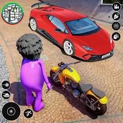 Скачать взломанную Blue Hero Gangster City Mafia  [МОД Unlocked] - полная версия apk на Андроид