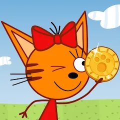 Скачать взломанную Три Кота: Финансы для Детей  [МОД Menu] - полная версия apk на Андроид