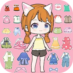 Взлом YOYO Doll Anime Dress Up Game (ЙОЙО)  [МОД Все открыто] - последняя версия apk на Андроид