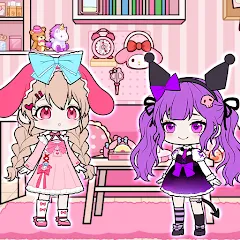Взломанная YOYO Doll School life Dress up (ЙОЙО Лайф ворлд)  [МОД Mega Pack] - последняя версия apk на Андроид