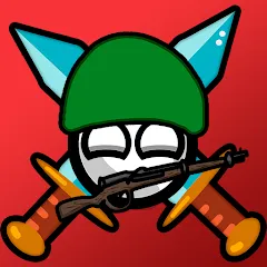 Взломанная Countryballs Continental War (Кантриболз Континентальная война)  [МОД Unlocked] - стабильная версия apk на Андроид