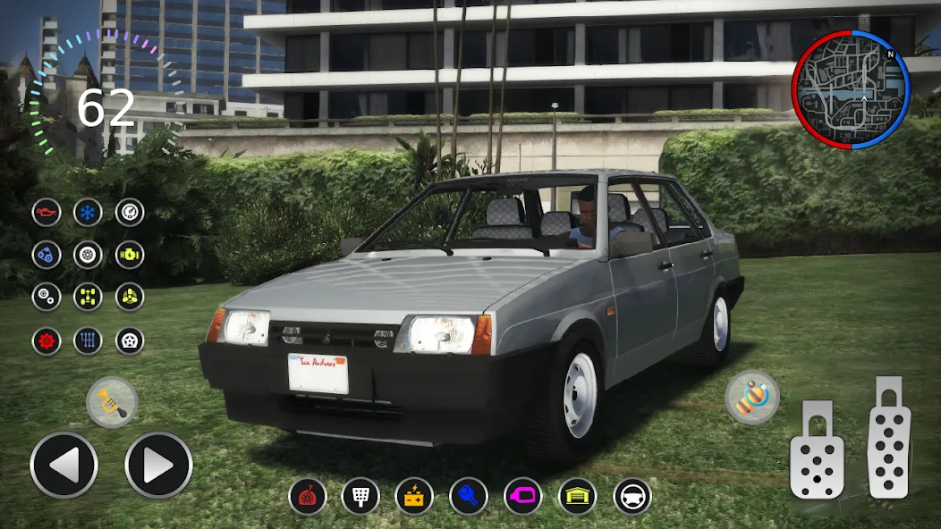 21099 Lada: Russian Racer Max  [МОД Все открыто] Screenshot 1