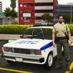 Взлом Police Car Riders: VAZ 2107  [МОД Бесконечные монеты] - последняя версия apk на Андроид
