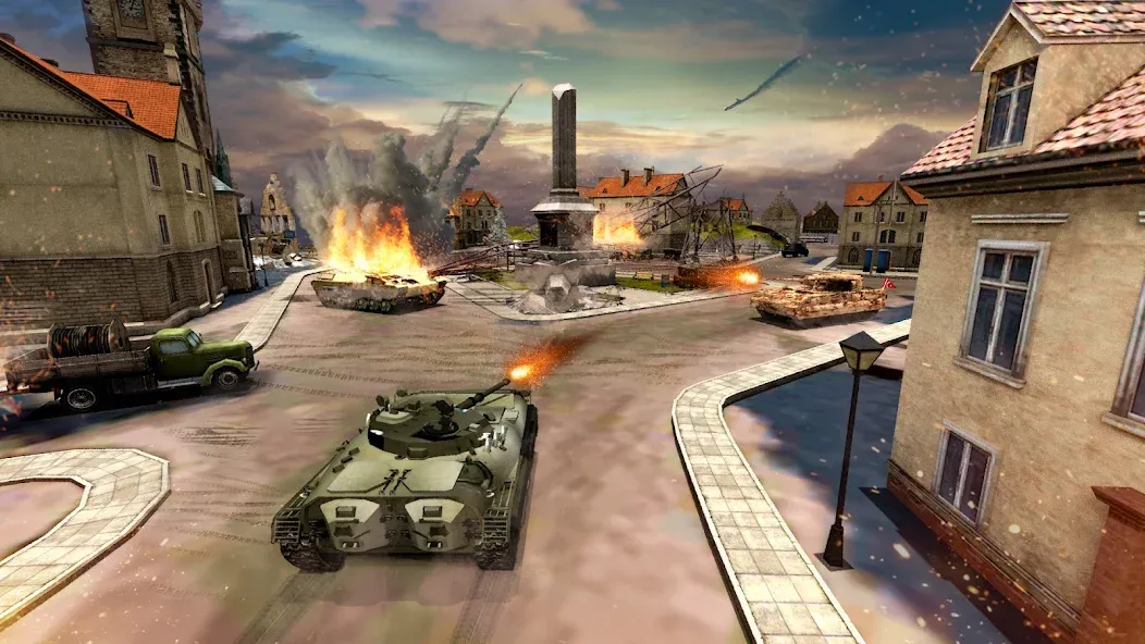 Tank Battle Army Games 2023  [МОД Много монет] Screenshot 3
