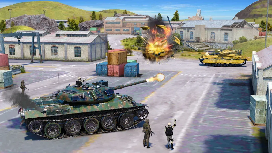 Tank Battle Army Games 2023  [МОД Много монет] Screenshot 4