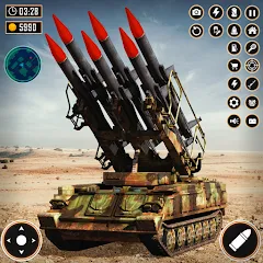 Взломанная Tank Battle Army Games 2023  [МОД Много монет] - полная версия apk на Андроид
