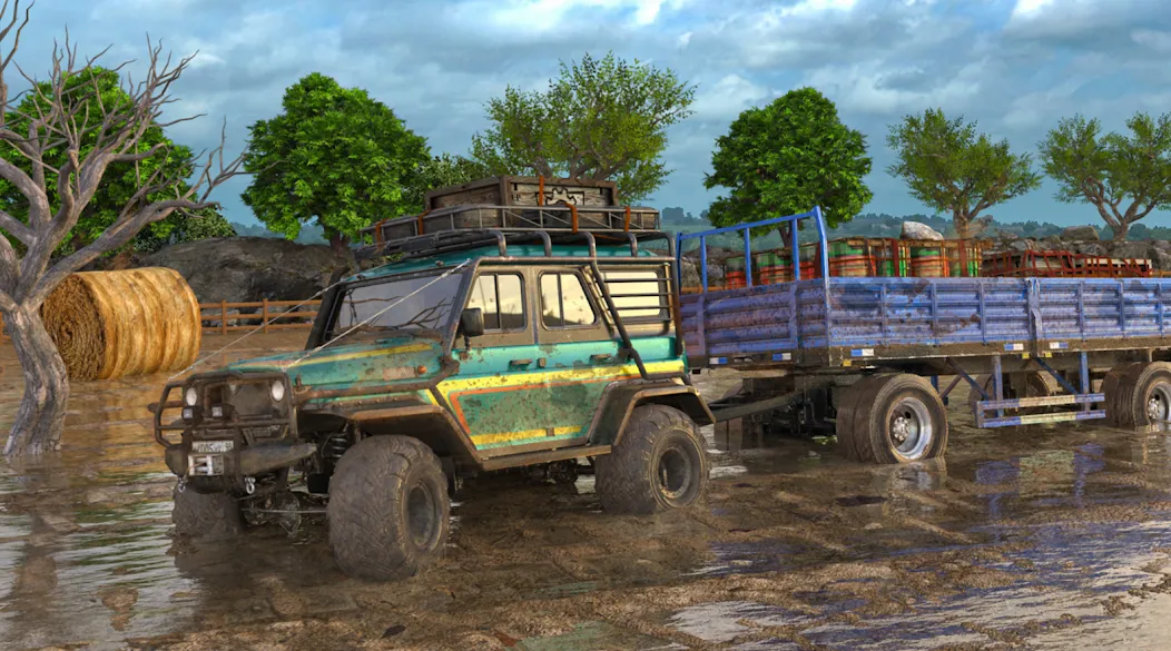 Offroad Mud Truck Driving Sim  [МОД Меню] Screenshot 2