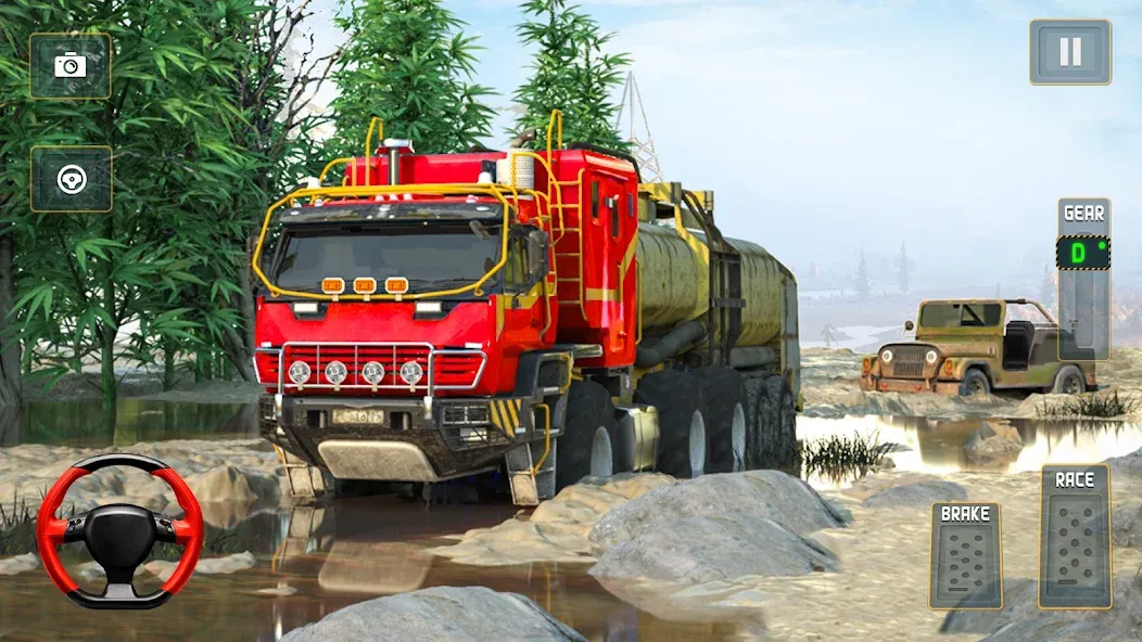 Offroad Mud Truck Driving Sim  [МОД Меню] Screenshot 4